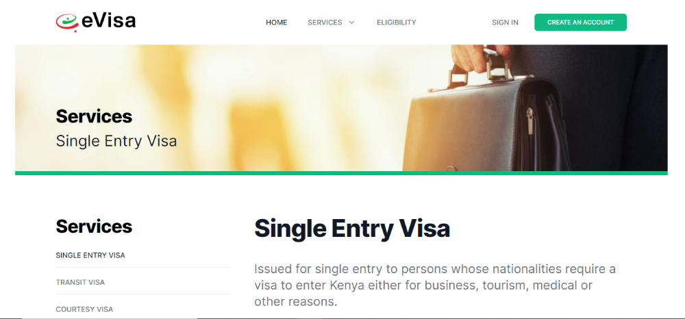 safari to kenya visa process